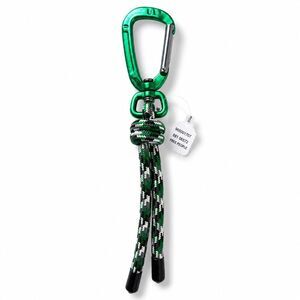 Free People FP Movement She’s Electric Keyring Green Paracord Carabiner NWT